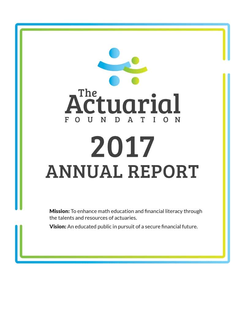 Annual Reports The Actuarial Foundation