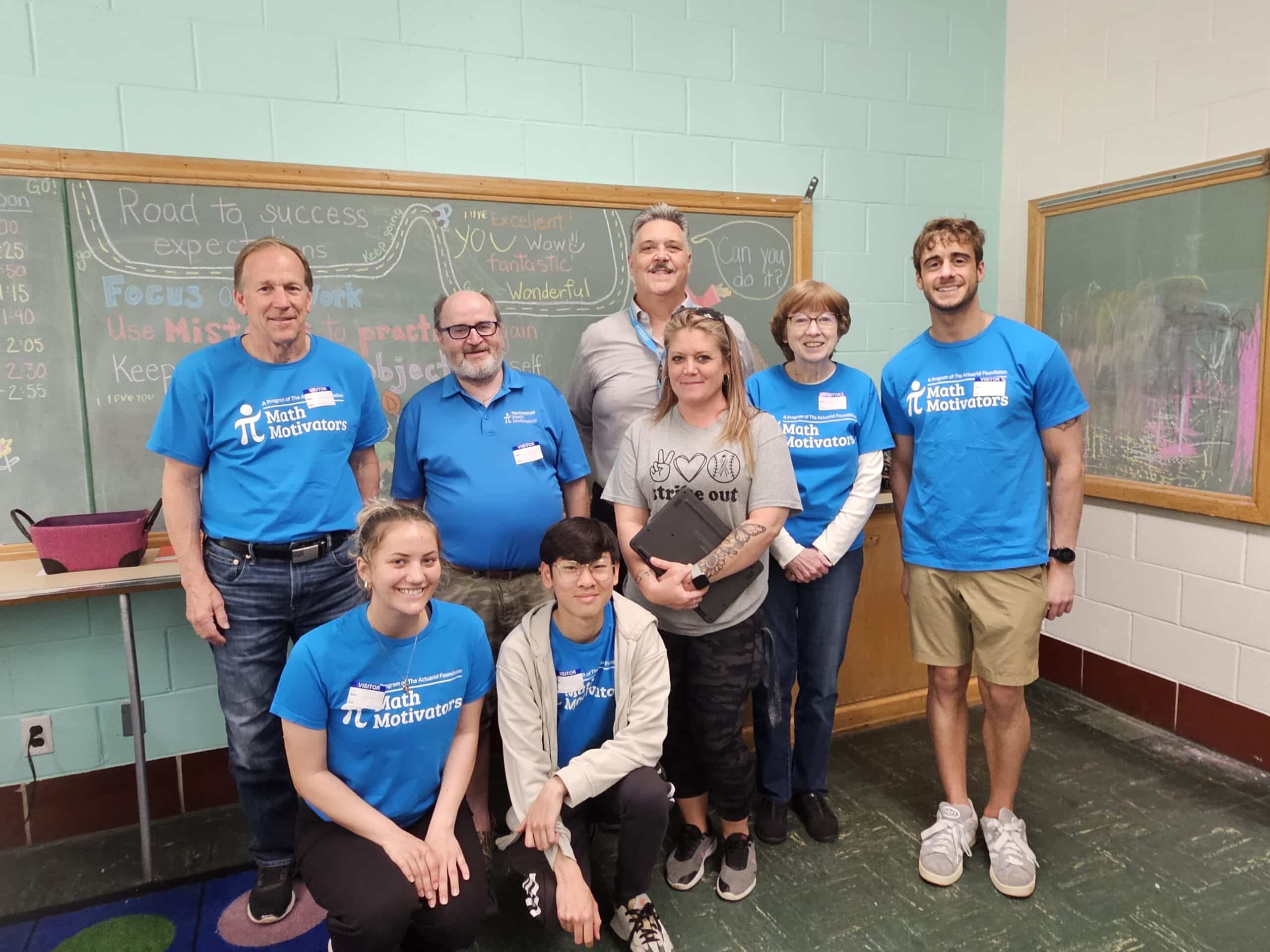 Mindy Myers in group photo with MM volunteers